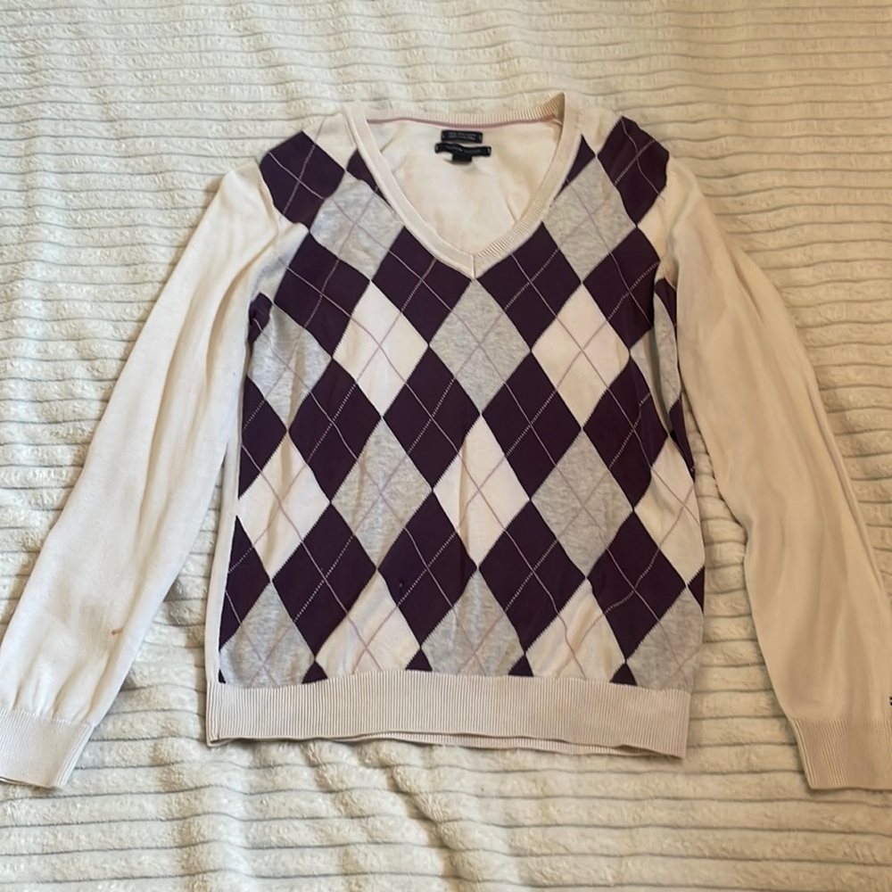 Medium Tommy Hilfiger Argyle Sweater